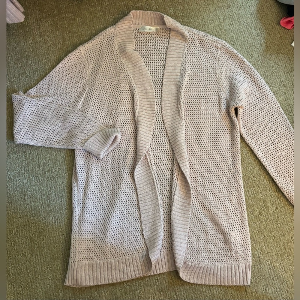 Pink RD Style Cardigan